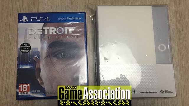亞洲中英文合版遊戲 Asia Ver.(左 Left)/ 日本限定版 Japan Limited Edition(右 Right) Detroit: Become Human